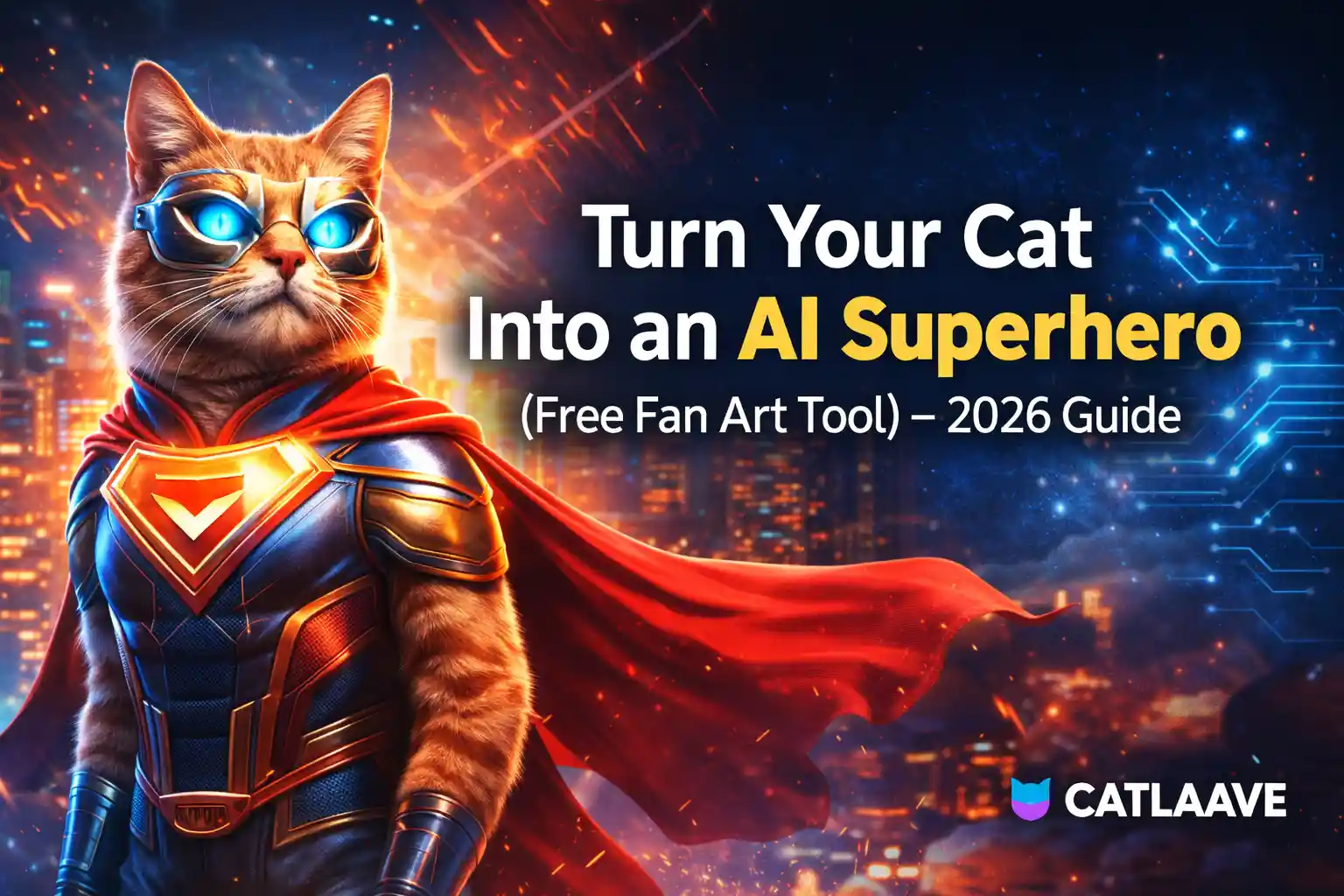 Turn Your Cat Into an AI Superhero (Free Fan Art Tool) – 2026 Guide