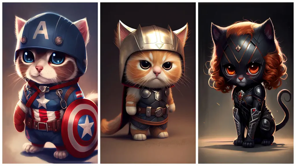 Turn Your Cat Into an AI Superhero – Dark Anime Look

